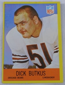 Dick Butkus Chicago Bears Football Card