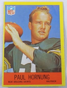 Paul Horning New Orleans Saints- Error Card