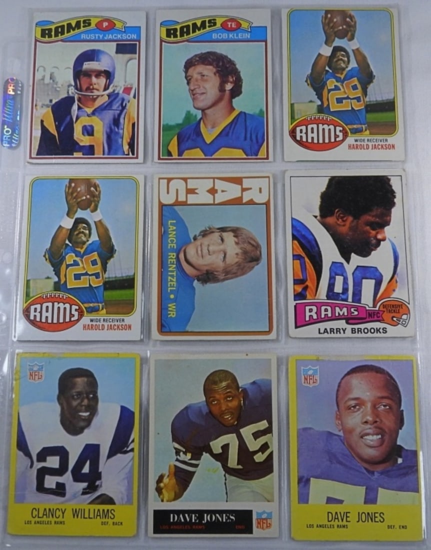 Los Angles Rams  Card Collection (1 of 2)