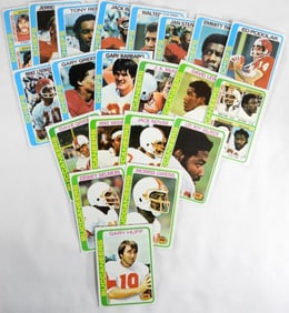 1978 Chiefs & Buccaneers Football Card Lot 21