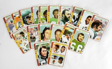 1978 Philadelphia Eagles Football Card Lot 18