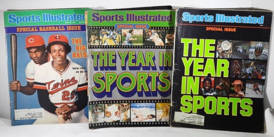 (2) 1978 and (1) 79 Sports Illustrated