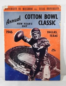 1946 Annual Cotton Bowl Classic Program