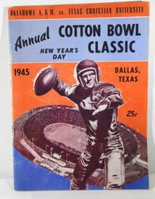 1945 Annual Cotton Bowl Classic Program