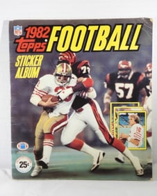 1982 TOPPS Football Sticker Album