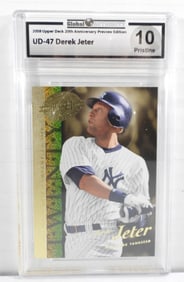 Graded 2008 Upper Deck UD-47 Derek Jeter