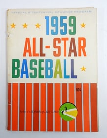 1959 All-Star Game Official Bicentennial Program