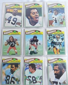 Cleveland Browns Football Card Collection