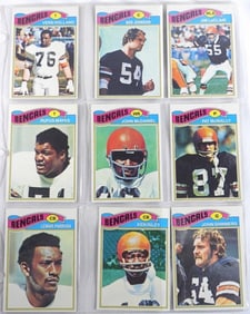 Bills, Bengals, Bronco Football Card Collection