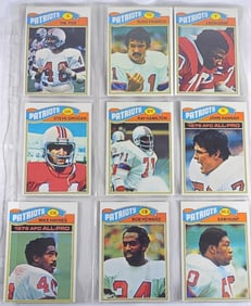 New England Patriots Football Card Collection