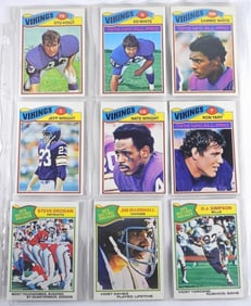 Minnesota Vikings Football Card Collection