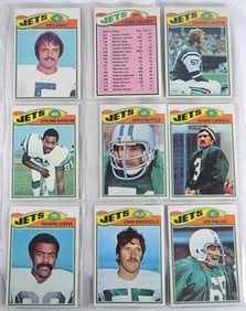 New York Jets Football Card Collection