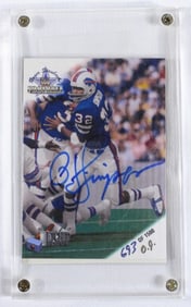 OJ. Simpson Pearl Football Card