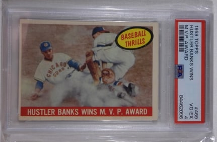 PSA TOPPS Hustler Banks Win