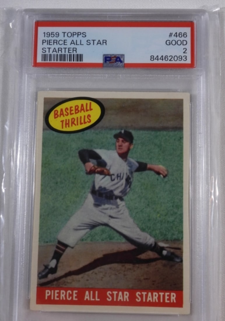 PSA 1959 TOPPS Pierce All Star Starter (1 of 2)