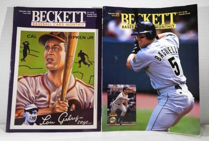 (2) 1994 & 95 Beckett Baseball Card Monthly