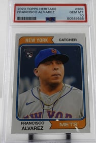 PSA 2023 TOPPS Heritage Francisco Alvarez