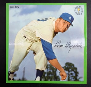 1963 Sports Record 33 1/3 RPM Don Drysdale