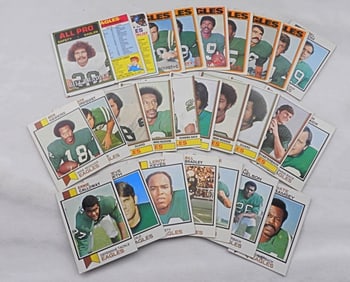 (27)1970s  Mixed Lot Of Eagles Cards