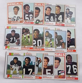 (18) 1970s Bengals Football Cards