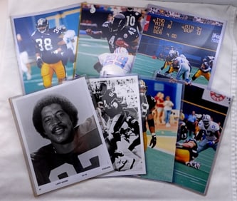 (7) Photographs Of Steelers Games