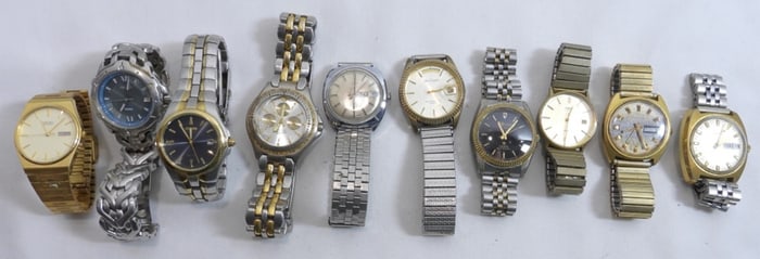 10 Assorted Men's Watches