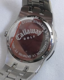 Men's Silver Gallaway Golf Watch