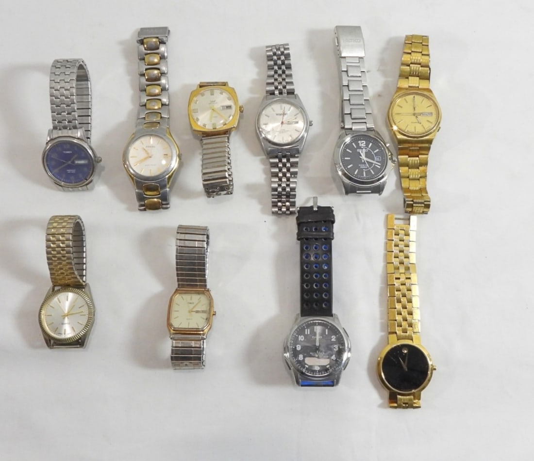 10 Assorted Men Watches (1 of 1)