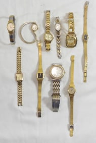 10 Mixed and Gold Toned Ladies Watches