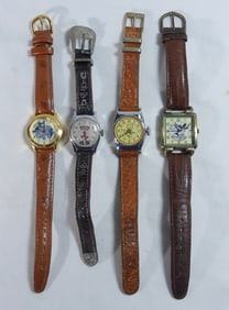 4 Vintage Character Watches
