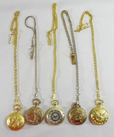 5 American Themed Pocket Watches