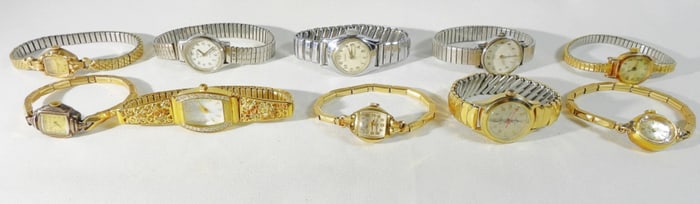 10 Women's Fashion Stretch Band Watches