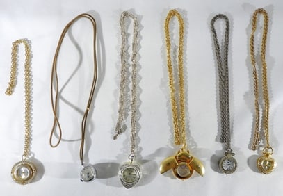 6 Women's Watch Necklaces