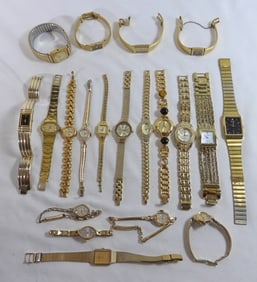 20 Gold Tone Women's Watches