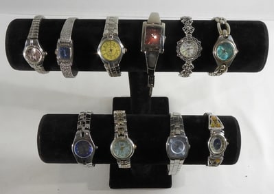 10 Ladies Colorful Watch Faces with Bands