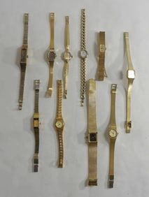 10 Ladies Gold Tones Watches