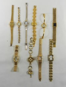 10 Ladies Gold Tone Watches