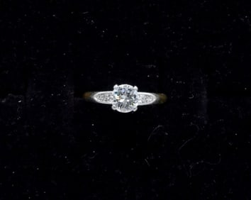 Cartier 18k Platinum Diamond Ring