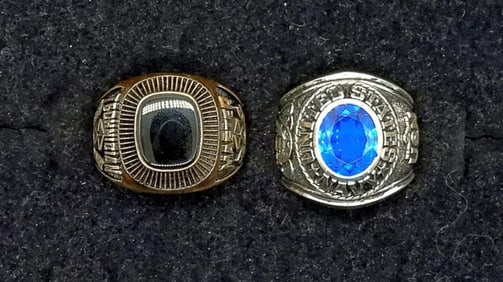Navy & Chrysler Men's Rings - Sterling