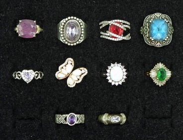 10 Pretty 925 Fashion Rings