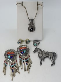 Southwest Style Sterling Earrings & More