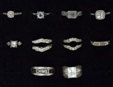 10 Sterling Rings, Bridal Styles