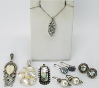 Opal, MOP, Moonstone & More 925 Pieces