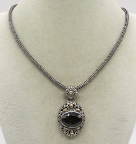 Smokey Quartz Sterling Necklace