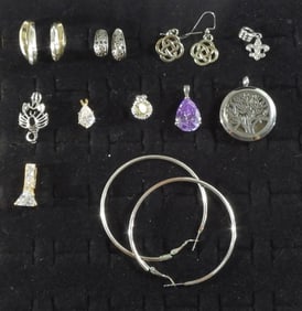 7 Pendants, 4 Earrings