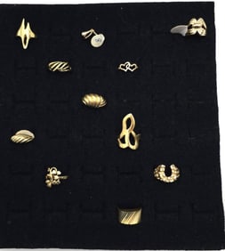 11 Gold-Tone Women's Rings