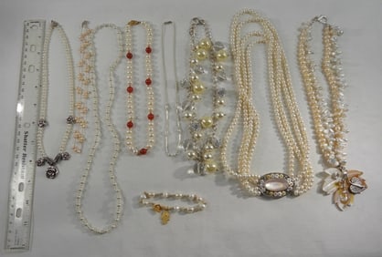Faux Pearl Jewelry Collection