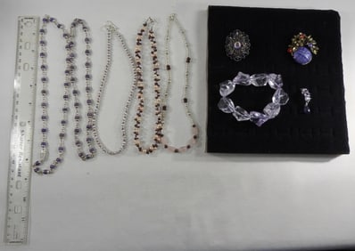 Purple Colored Jewelry Collection
