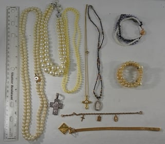 Religious and Pearl Jewelry Collection