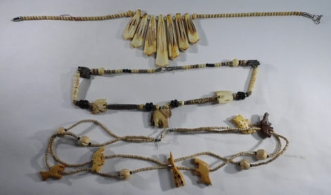 (3) Lot Of Necklaces